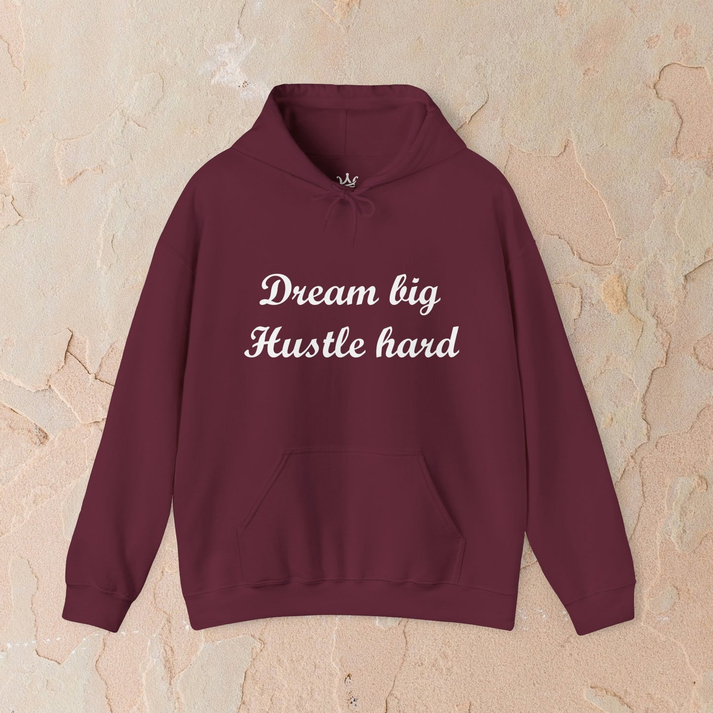 Heavy Blend Hooded Sweatshirt Dream big Hustle hard